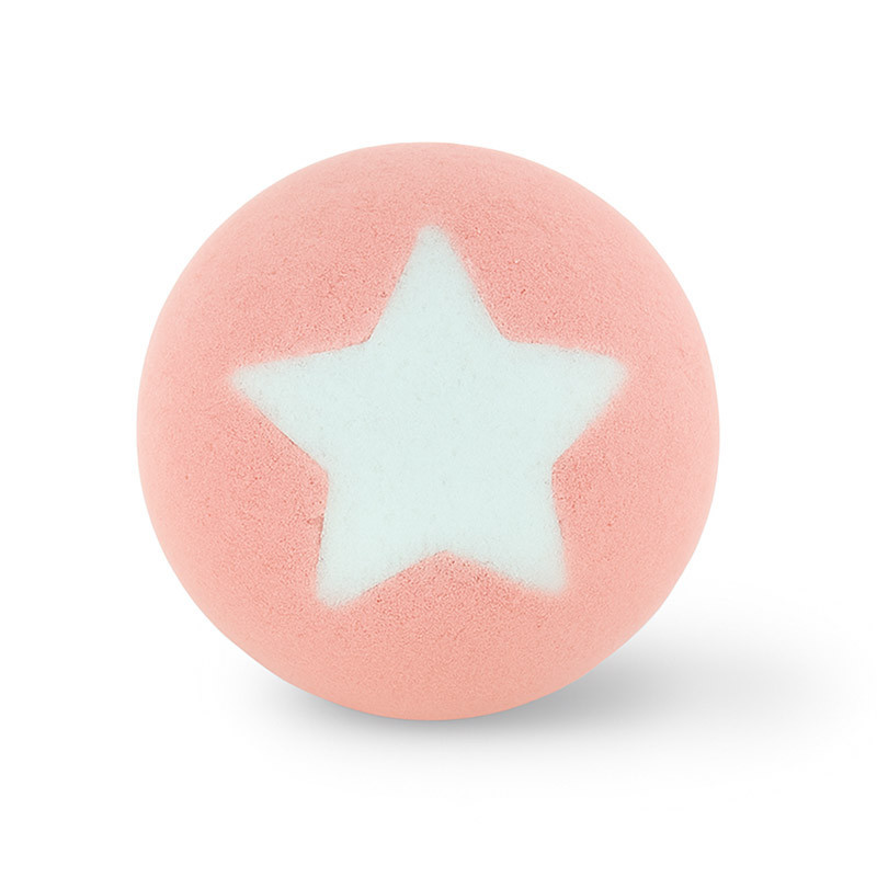 Boule effervescente 125g Etoile d'hiver rose 