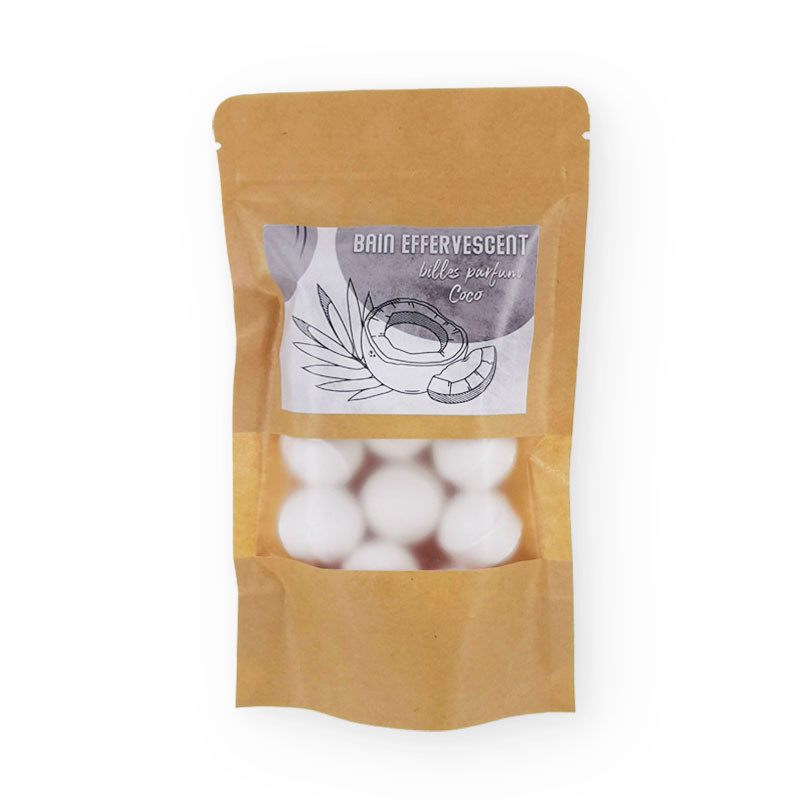Mini-billes effervescentes parfum coco 