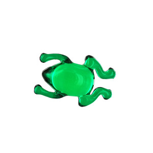 Perle de bain grenouille verte pomme