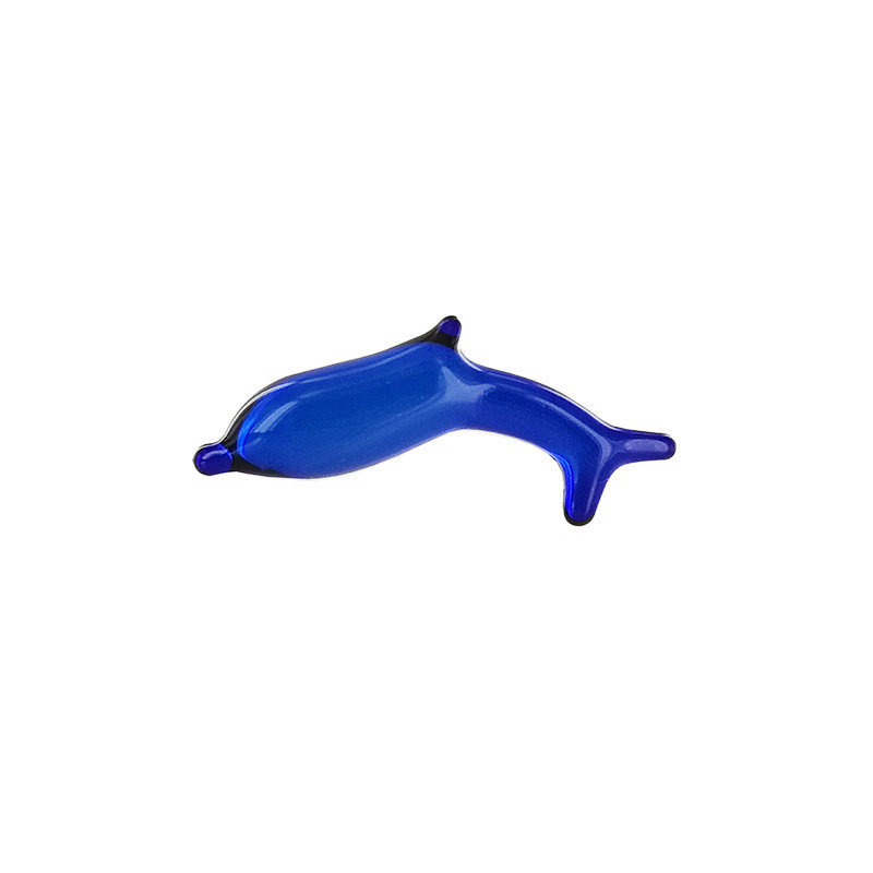 Perle de bain dauphin bleu marine