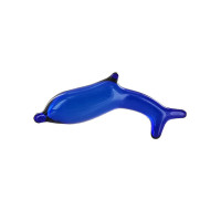 Perle de bain dauphin bleu marine