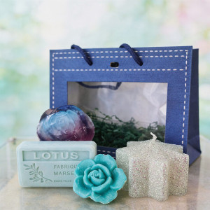 Set de bain Harmonie bleue