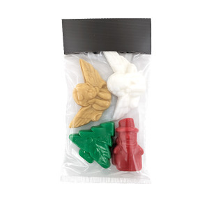 Sachet de 4 savons "Fêtes"