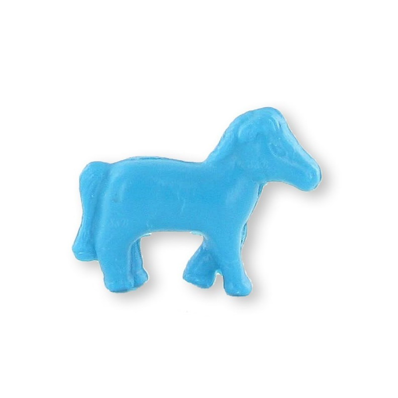 Savon sujet poney turquoise